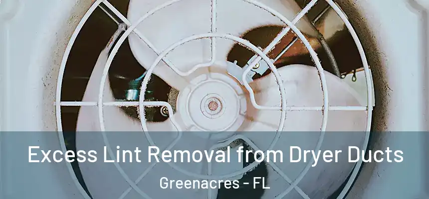 Excess Lint Removal from Dryer Ducts Greenacres - FL